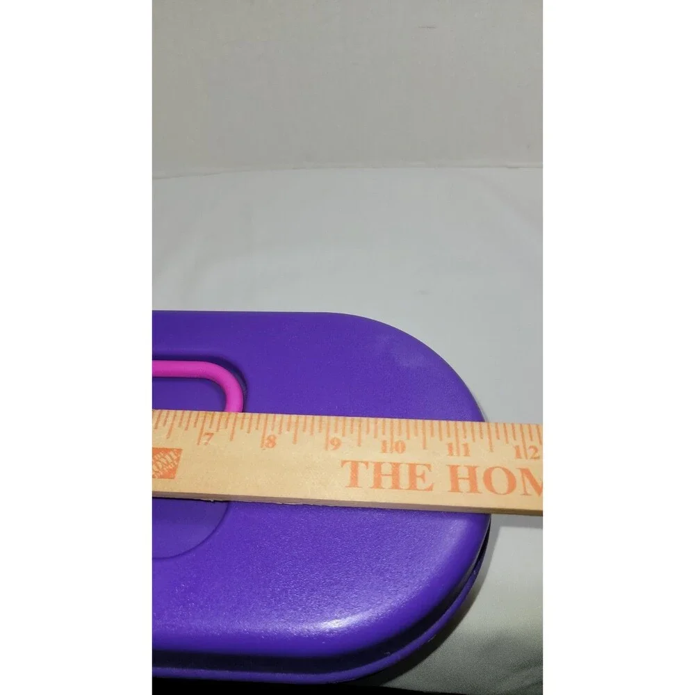 Vintage Jheri Redding II Makeup Case Caboodles Style Purple Teal